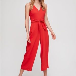 Wilfred, Écoulement V Jumpsuit in Red